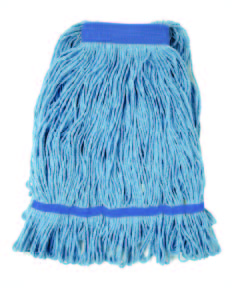 SKU# 01008  Large Mop head Super Deluxe Blue, 5" Headband