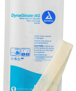 SKU# 3033 DynaGinate AG Silver Calcium Alginate 3/4"x12", per box