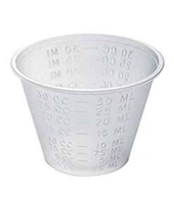 SKU# 4258 1 oz. Plastic Medicine Cup, 5000/cs, per cs