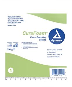 SKU# 3012 CuraFoam 4"x425" Foam Dressing, per box