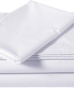 SKU# 103588   36x80 T-180 Percale Fitted Contour Sheet, White, per dz