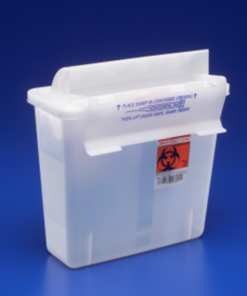 SKU# 1522SA Kendall Sharp's Container, 2 qt Phlebotomy, ea