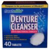 SKU# DENT40 Denture Cleanser Tab, 40/bx, per bx