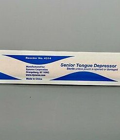 SKU# 4314 6" Sterile Tongue Depressor, 100/bx, per ea