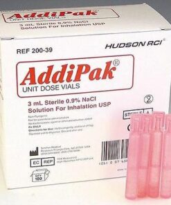 SKU# 200-39 Saline Vial, 3 mL, Crack Top, 100/bx, per bx