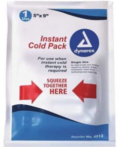 SKU# 4512 Instant Cold Pack, 5"x9" (24/cs), cs