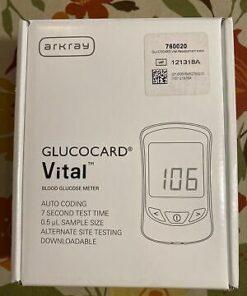 SKU# 760020 Vital GlucoCard Meter (Free with test strips)
