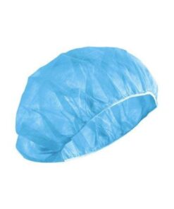 SKU# EMPBC24 - Empress Bouffant Cap, Pleated, 24", Blue (100/pk,10bx/cs), pkg