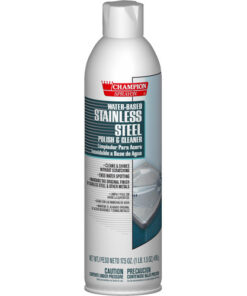 SKU# 5153 Champion, Water Base, Stainless Steele Cleaner & Polish, 18oz, (12/cs), per cs