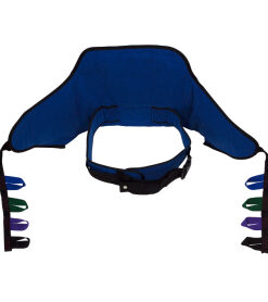 Alternative view of SKU# 10747LG - Dynarex Sit to Stand Sling, Blue, Large, ea