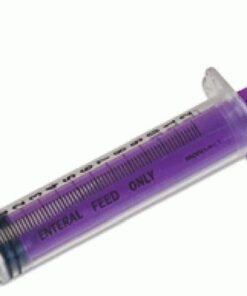 SKU# NON66035 - ENFit Syringe, Non Sterile, 35 mL, Purple, (200/cs), cs